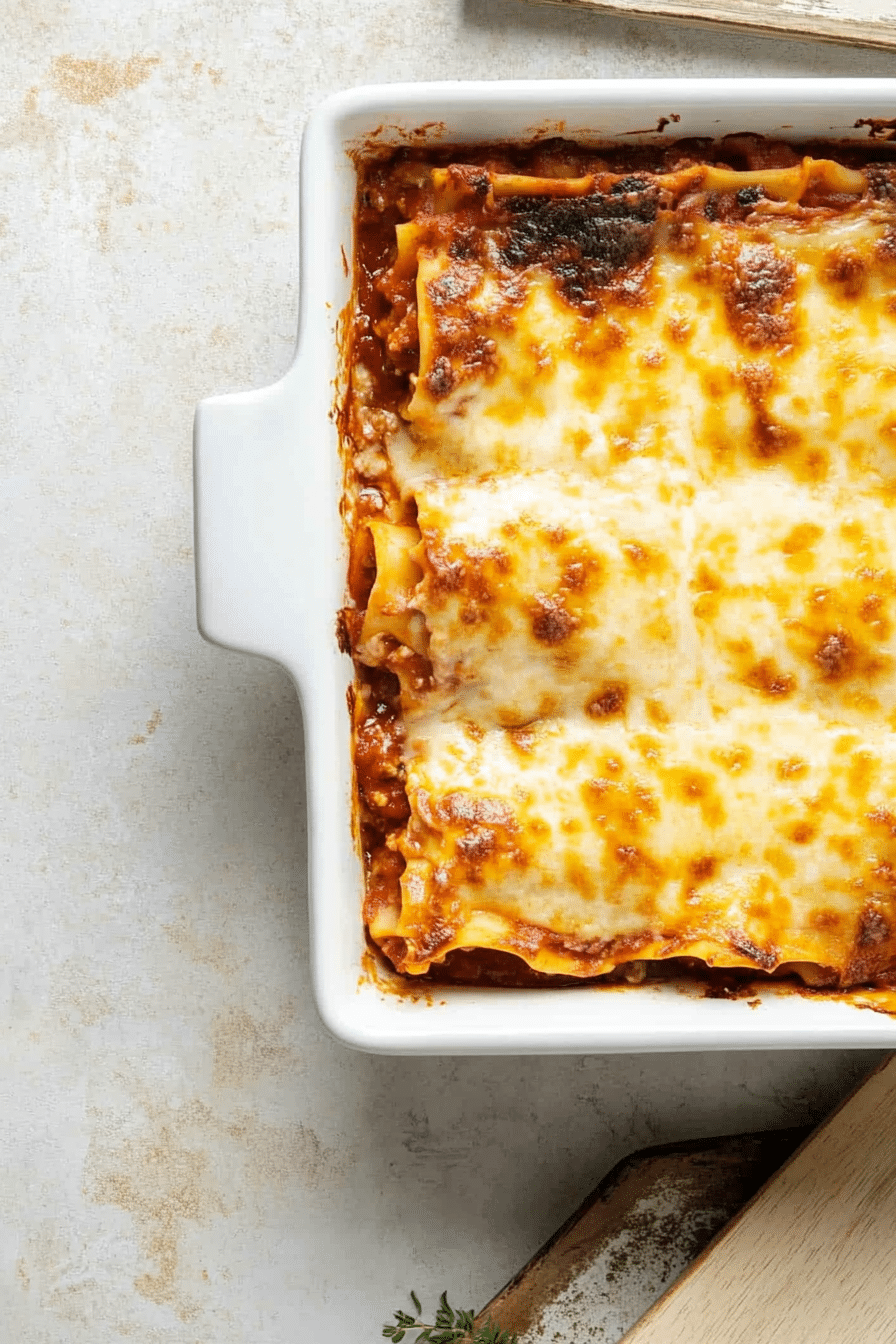 Authentic Italian Lasagna: Why Whole Milk Ricotta Matters